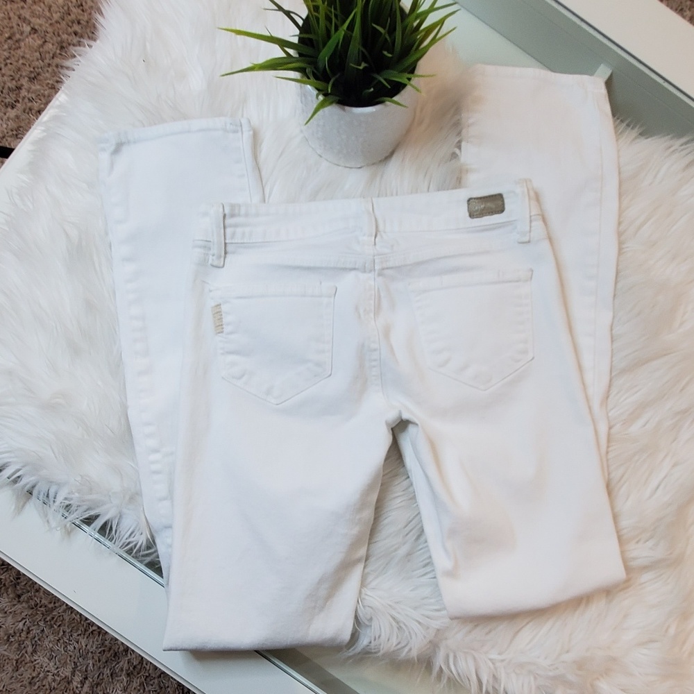 Paige peg straight white jeans - Picture 2 of 6